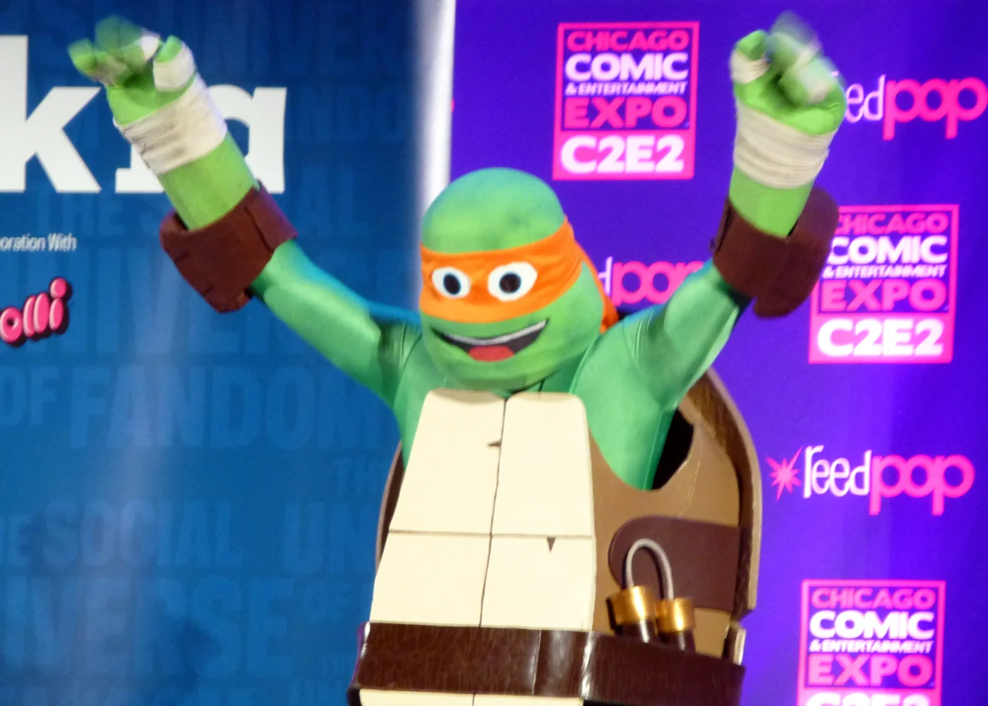 Cosplay de Michelangelo de la serie de 2012