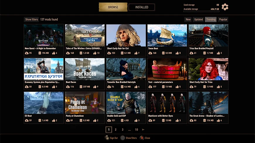 Cómo instalar mods en The Witcher 3 Remastered para Nintendo Switch 2